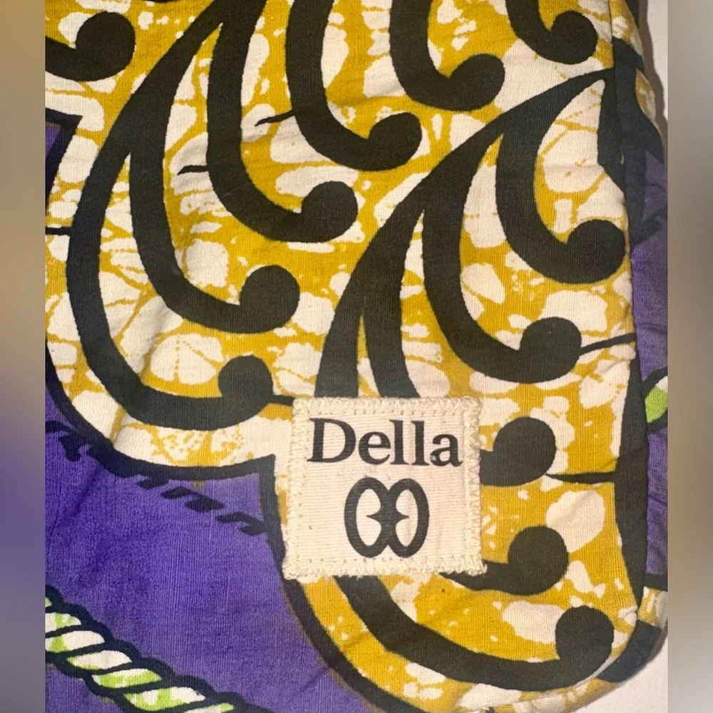 Della Padded Tablet/iPad Case quilted zipper sleeve 100% cotton Ankara fabric